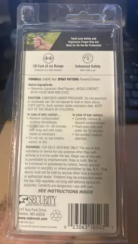 023063105031 SABRE Set Maximum Pepper Spray #3