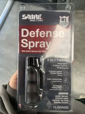 023063105451 SABRE Key Pepper Spray Release Ring