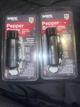 023063105550 SABRE Pepper Spray Release Keychain