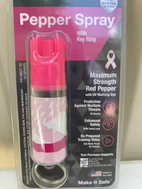 023063105574 SABRE Pink Pepper Spray Key Ring Maximum #2