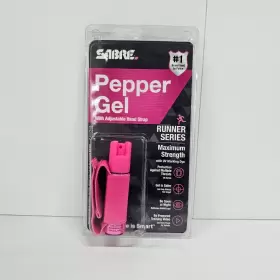 023063151236 SABRE Pepper Gel Strap Runners Pink