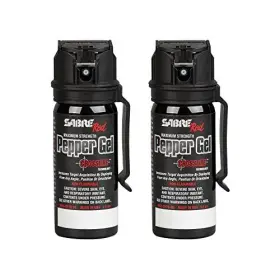023063183305 SABRE Crossfire Pepper Gel Defense Deploys Angle