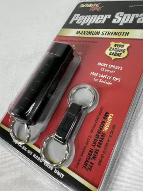 023063755151 SABRE Pepper Spray Release Key Ring Ergonomic #3