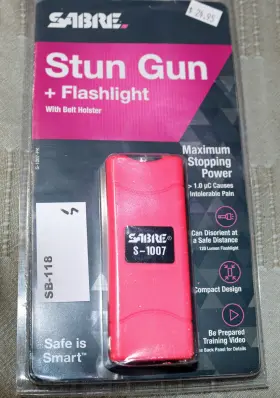 023063808093 SABRE Stun Gun Flashlight Belt Holster