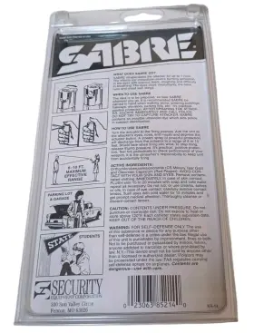 023063852140 SABRE Pepper Spray Uv Marking Key Ring #2