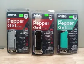 10496 SABRE Gel Safe Escape Auto Tool Stream Spray Up Bursts