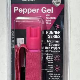 15236 SABRE Runner Pepper Gel Spray Pink Reflective Strap #2