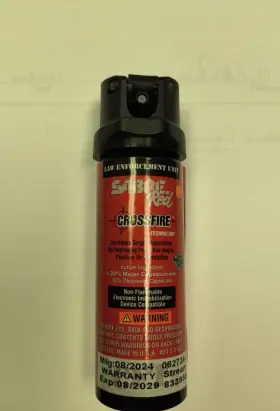 52CFT20 SABRE Crossfire Stream Pepper Spray Ounces