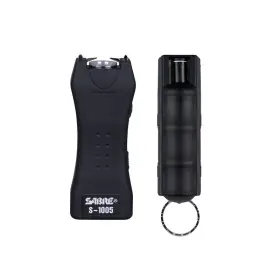 B07BR6WDQR SABRE Defense Pepper Spray Stun Gun Flashlight Kit