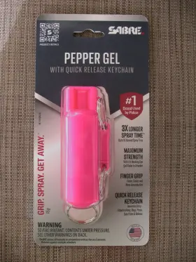 HC-14-XXG-02 SABRE Pepper Gel Spray Uv Marking Dye Release