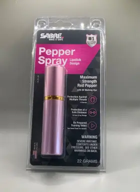 LS-22-US SABRE Pink Lipstick Pepper Spray Women Maximum #3