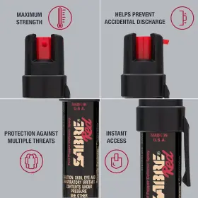 P-22-OC2-AMZ SABRE Pepper Spray Police Oc Uv Dye Belt #2