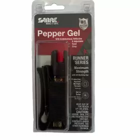 Sabre P-22j Advanced Pepper Spray For Runners With Adjustable Hand Strap 3-in-1
