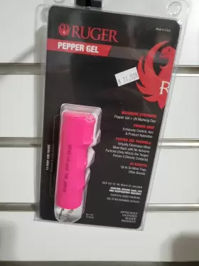 RU-F15P SABRE Ruger Pepper Gel Spray Pink Top Defense