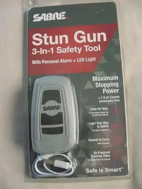 S-1013-GY SABRE Stun Gun Alarm Led Light