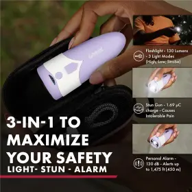 S-1015 SABRE Stun Gun Alarm Led Flashlight Charge #2