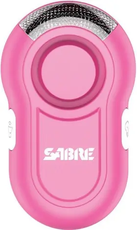 SA81184 SABRE Pink Alarm Flashing Leds Batteries Weather