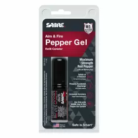 SDPR02 SABRE Aim Fire Pepper Gel Refill Canister Uv Marking