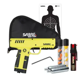 SL-P1C-22G SABRE Pepper Projectile Launcher Gel Defense Kit
