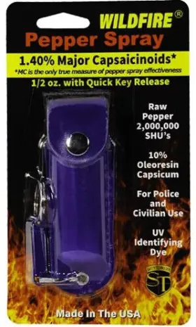 Wf-lh-blue SAFETY TECHNOLOGY Wildfire Pepper Spray Holster