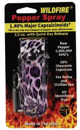 Wf-lh-lbp SAFETY TECHNOLOGY Wildfire Pepper Spray Leatherette