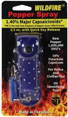 Wf-r-blue SAFETY TECHNOLOGY Wildfire Rhinestone Holster