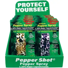D-ps-lh-fash SAFETY TECHNOLOGY Pepper Shot Sprays Counter