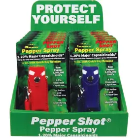 D-ps-lh-mixed SAFETY TECHNOLOGY Pepper Shot Sprays Counter