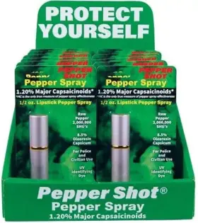D-ps-ls-pink SAFETY TECHNOLOGY Pepper Shot Counter Display