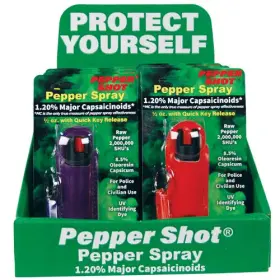 D-ps-halo-mixed SAFETY TECHNOLOGY Pepper Shot Sprays Counter