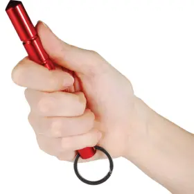 Kubotan-red SAFETY TECHNOLOGY Aircraft Keychain