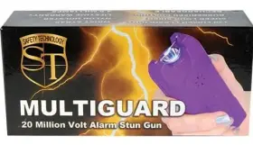 Safety Technology International Inc. B075pxxcxt Inc. 20 Million Volt Purple Multiguard Stun
