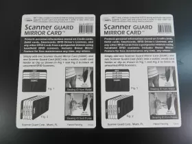 SGMC012 SCANNER GUARD CORP Rfid Mirror Card Set #3