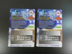 SGMC012 SCANNER GUARD CORP Rfid Mirror Card Set