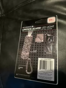 B34813ASST SECUREBRITE Safety Led Lipstick Alarm Siren #2