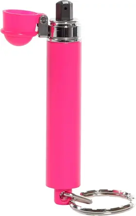 80365 SECURITY Mini Keychain Pepper Spray Pink Accurate #3