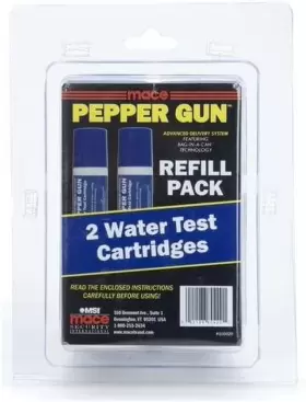 Security 80420 Mace H2o Dual Pack Cartridge Trainer And Practice Refills Spray