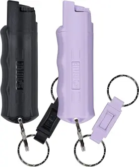 Security Equipment Corporation 445048577559 Pepper Spray - Quick Release Keychain For Easy Carry And Fast Access Max Police S
