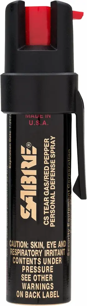 Security Equipment Corporation 744110943894 3-in-1 Compact Defense Spray Pepper Tear Gas And Uv Dye Max Police Stren