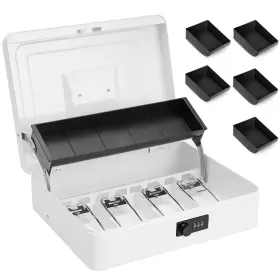 SG-101007-H SGORLDS Locking Cash Box Combination Lock Tray