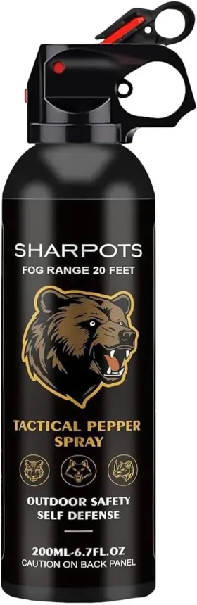 445025475458 SHAR POTS Pepper Spray Hiking Maximum Camping Ac
