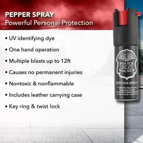 BD7439274 SHOP LC Police Magnum Pepper Spray Holder Key Ring #3