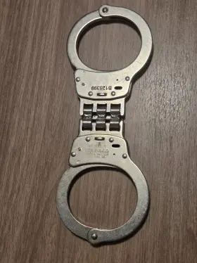 Smith & Wesson M300-1 And Hinged Metal Handcuffs Serial No. 812399