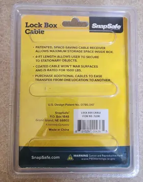 75280 SNAPSAFE Lock Box Cable #2