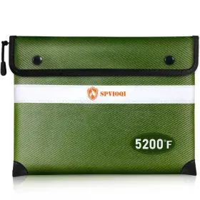 Fireproof SPVIOQI Document Bag Heat Insulated Safe Pou