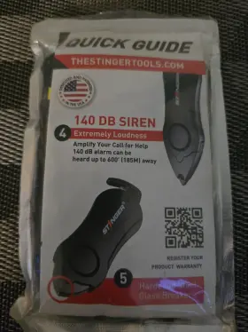 850104007937 STINGER Car Emergency Tool Seat Belt Cutter #2