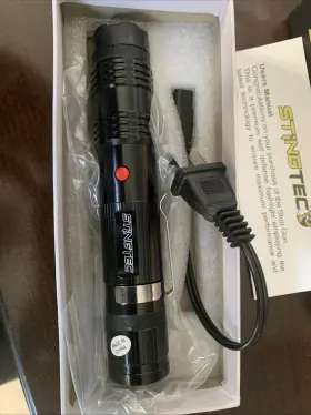 ST57BK STINGTEC Tactical Defense Stun Gun Bv Rechargeable Led #3