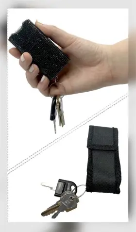 Swrksbk STREETWISE Rhinestone Mini Recharge Stun Gun Women