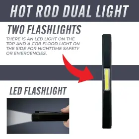 SWHR50BK STREETWISE Dual Light Stun Gun Flashlight Flood #3