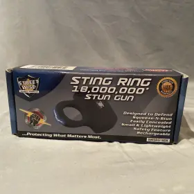 SWSRG18BK STREETWISE Street Wise Sting Ring Stun Gun